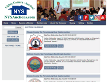 Tablet Screenshot of nysauctions.com